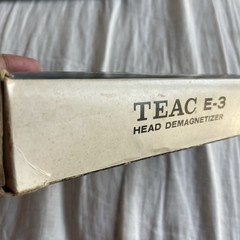TEAC E-3 Head Demagnetizer 117V w Box And Manual