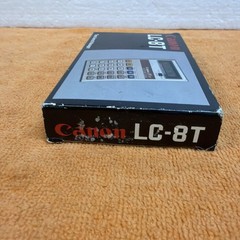 Vintage Canon LC-8T Time Control Manager Calculator Japan Box Manual Case Clock