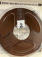 Lot 7 Scoth BASF Reel to Reel Tape Box Magnetic 7″ German Hard Plastic Case