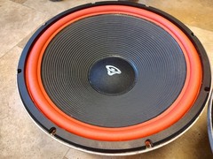 CERWIN VEGA ATW-15 15″ WOOFER PAIR/ PRO REFOAMED WITH DUST CAPS / AT-15 / NICE!!