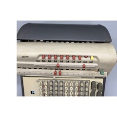 Vintage Monroe CSA-10 Mechanical Calculator Electric Adding Machine Cord & Cover