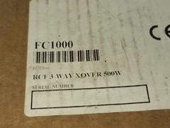 NOS Vintage RCF 3-Way Crossover 500W Model FC1000