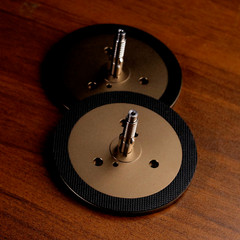 2X Bronze NAB DIN Trident Turntable Base–Revox A77 B77 STUDER A67 B67 A807 A810