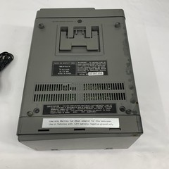 BENTLEY DELUXE PORTABLE 5″ BLACK & WHITE TELEVISION #100C Powers on.