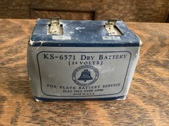 Vintage Bell System KS-6571 Dry Battery 24V AT&T 1963 Telephone Equipment