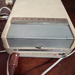 De Jur- Grundig Vintage voice Recorder Tested! Made In West Germany