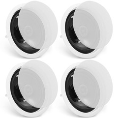 6.5” 150W 8Ω 89dB Bluetooth Ceiling Speakers Flush Mount 4-Piece Set