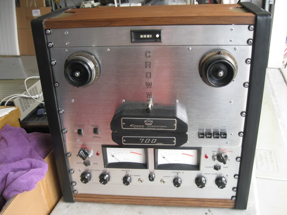 Watch Video–Crown SX724 Reel to Reel Tape Recorder–AS IS