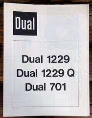 Dual Model 1229 1229Q 701 Mounting Template *Original*