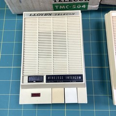2 Vintage Lloyds Telecom TMC-504 Wireless Intercom. Both Power On! With Boxes