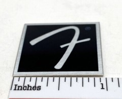 Fender Amp or Case Logo Badge Custom Made Aluminum