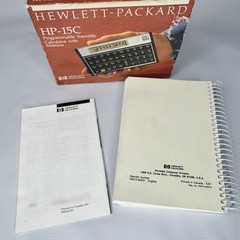 Hewlett-Packard HP-15C Programmable Scientific Calculator 1987 Vintage