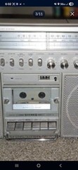 Realistic SCR-6 AM/FM Stereo Cassette Music System Works (Cord Not Included)