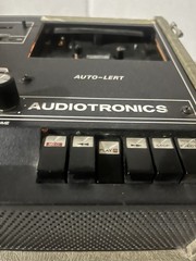 Vintage Audiotronics 136AR Auto-Lert Cassette Recorder USN Property