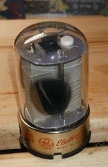 G.E. 6012 THYRATRON TUBE FOR RECTIFIER,RELAY CONTROL TESTED GOOD