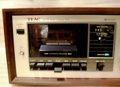 TEAC A-601R works but has few small issues! Real wood case! READ description