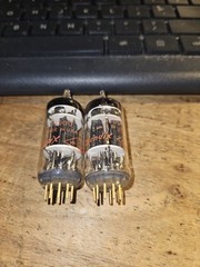 2 RARE NOS MU BENDIX 6900 Gold Pin Triple Mica Tubes 5687 7119 MATCHING CODE D