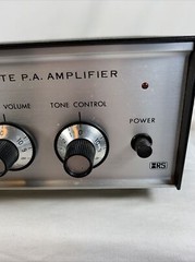 Realistic MPA-20 Radio Shack Solid State PA Amplifier Model MPA-20 *Parts Only*