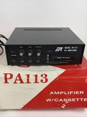 ER P.A. Amplifier PA113 PA-113 Amplifier With Cassette IN BOX NEW