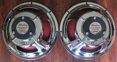vintage pair Stromberg-Carlson 12″ woofers from RS-404 speakers, USA 1959—superb