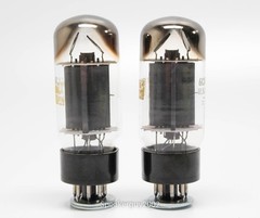 Matched Pair Realistic Lifetime – GE Fat Bottle 6CA7 EL34 Vacuum Tubes — KT2