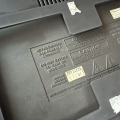 GE 7-4265A Cassette/Tape AM/FM Radio Under Cabinet Clock WORKS