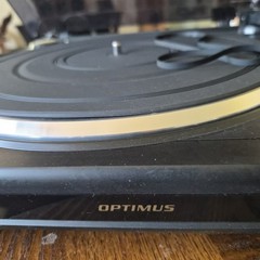 Optimus LAB-1000 Belt Drive Automatic Turntable Radio Shack Vintage Original Box