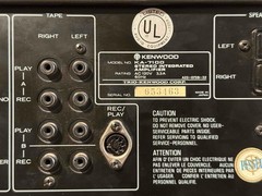 Vintage Kenwood DC Stereo Intergrated Amplifier KA-7100 – Parts Repair – READ