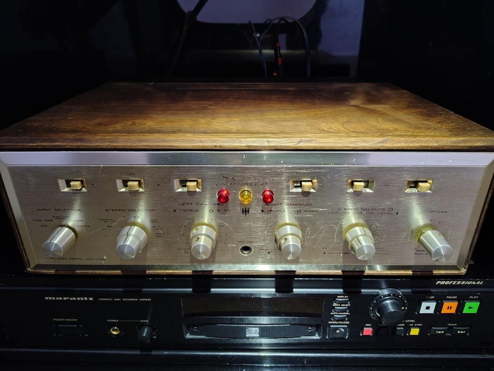 HH Scott 299c 36 watts per channel tube amp
