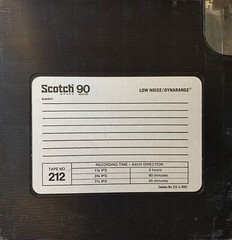 Scotch 229 Highlander Reel to Reel Tape, LP, 7″ Reel, 1800 ft.