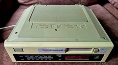GE General Electric Model 7-4260A Spacemaker Radio Cassette Player w/Hardware