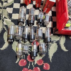 Assorted Vintage Electronic Vacuum Tubes Lot of Various Brands RCA Electron Tube