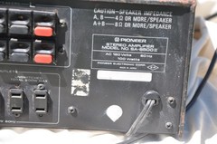 PIONEER Model SA-6500 II AMP HORRIBLE CONDITION, RUST FOR PARTS USE ONLY