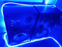 VINTAGE 90S 3 WAY STUDIO MONITOR SPEAKERS 12 INCH 125 WATTS EACH 8 OHM