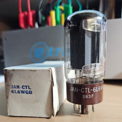 6L6WGB TUNG SOL 5881 JAN CTL AUDIO TUBE NOS NIB *eTRACER* #12B81