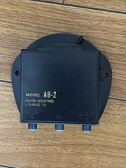 Macom Industries Model AB-2 Vintage Video Cable Control Box Untested As-Is