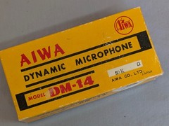 Vintage Aiwa DM-14 Microphone 1960s