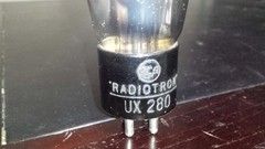 ⭐️TESTED near NOS RCA UX-280 GLOBE BALOON 80/180/380 TUBE TV-7 Tested