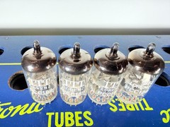 Matched Quad Philips 7ES8 PCC189 (ECC88 E88CC Sub) NOS NIB Tested Like NOS Tube