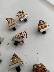 Group Lot SWITCHCRAFT SWITCH SLIDE Siemens Guitar Electrical Vintage Old Parts