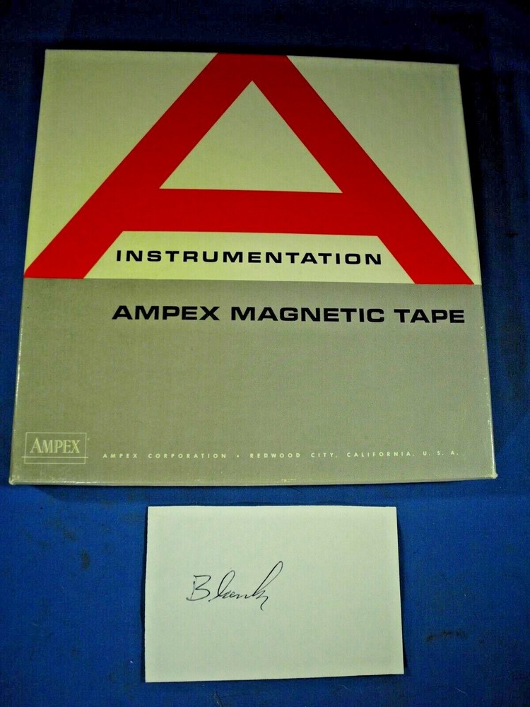 AMPEX INSTRUMENTATION REEL TO REEL MAGNETIC TAPE BLANK OPEN BOX 7″ REEL
