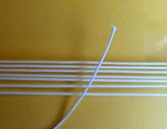 12-ft Dial Cord String Braided for Vintage Tube Radio Tuner 0.032″ (0.8mm) White