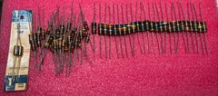 Vintage Carbon Composition Resistors Lot 1W-2W