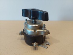 Soviet electric voltage switch. Made in USSR. Rare selector.