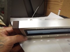 pioneer sx 525 receiver part Front Face Cover w/ screws