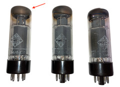 Telefunken EL34 / 6CA7 Western Germany, 1 Good , 2 Weak Tubes- Amplitrex Tested