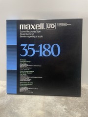 Maxell UD 35-180 N Reel to Reel Tape 10.5 inch NAB Metal Reel Vintage HiFi Audio