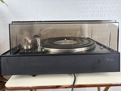 Vintage Garrard Synchro Lab SL95 Turntable Record Player Black Dust Cover