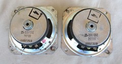 Studiocraft By Bose 3-1/2″ Square Tweeter Speakers Vintage Original Tested Pair