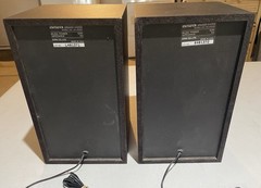 Vintage AIWA Bookshelf Speakers SX-N5200 50 Watts 6 Ohms 3 Way Bass Reflex 1990s